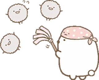 🏠 f44067f4 schattig, kawaii, cartoon, personage, schattig, grappig telegram sticker