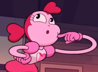 🤔 1f3d0869 Spinel Steven Universe Спинель, Мультфильм, Персонаж, Вселенная Стивена whatsapp sticker