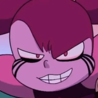😏 2a3422d9 Spinel Steven Universe мультфильм, анимация, персонаж, злодей, Спинель, Вселенная Стивена whatsapp sticker