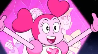 😜 dea3629e Spinel Steven Universe Мультфильм, Розовый, Шпинель, Вселенная Стивена, Персонаж whatsapp sticker