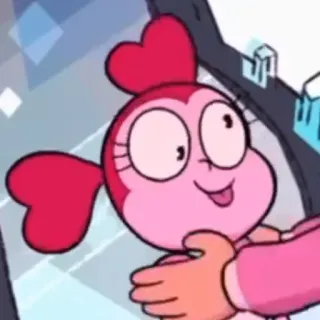 🤪 e66acdcc Spinel Steven Universe мультфильм, анимированный, розовый, персонаж, Вселенная Стивена whatsapp sticker