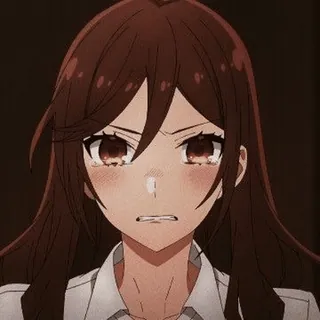 😡 0f7620eb anime, sad, crying, girl, emotional telegram sticker