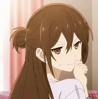 💟 47e4455d anime, girl, cartoon, portrait telegram sticker