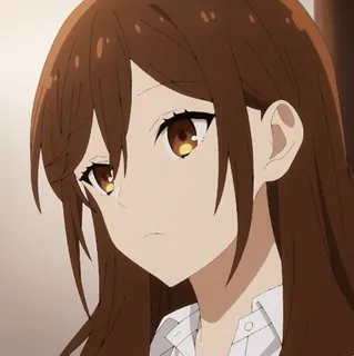 😒 724439ee Hori Kyouko Horimiya anime, manga, portrait, horimiya, hori kyouko, girl telegram sticker