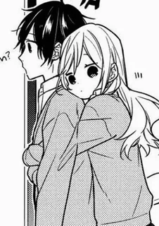 💟 7781e435 anime, manga, couple, hug, cute, friendship, illustration telegram sticker