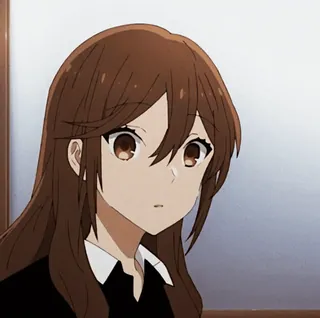 🤔 7b2b9496 Hori Kyouko Horimiya anime, character, girl, cute, hori, kyouko telegram sticker