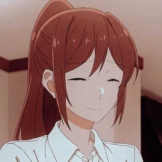 💗 ea1fd07a anime, girl, smile, cute, portrait telegram sticker