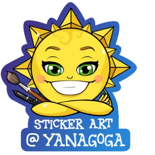 👩‍🎨 8e42da63 STICKER ART
@YANAGOGA Sticker art, Sole, Artista, Arte, Pennelli, Giallo, Cartone animato telegram sticker