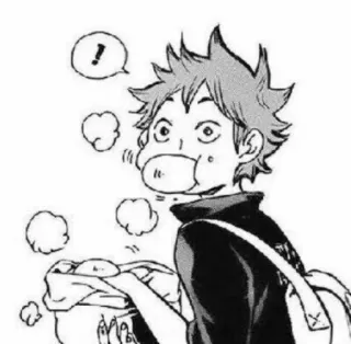 👀 2e057922 Hinata Haikyuu!! อนิเมะ, มังงะ, ไฮคิว, ฮินาตะ, ตลก whatsapp sticker