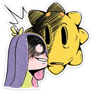 😠 7d112bbf desenho animado, personagem, quadrinho, ilustração, adesivo whatsapp sticker