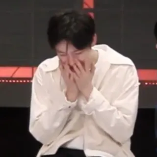 😝 bffefe6b 哭, 沮丧, 情绪化, 伤心, 人, 反应, 男人 telegram sticker