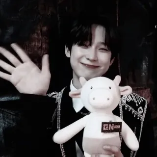 🌸 e3f78c15 ENHYPEN k-pop, ídolo, enhypen, boy band, música whatsapp sticker