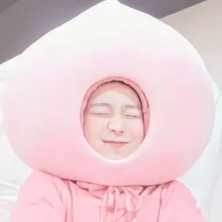 🥟 b7f81caa Persona, Melocotón, Sudadera con capucha, Lindo, Disfraz, Rosa telegram sticker