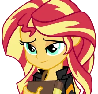 Sunset Shimmer EG telegram stickers