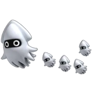 👻 620a472d 비디오 게임, 적, 오징어, 만화, 유령 whatsapp sticker