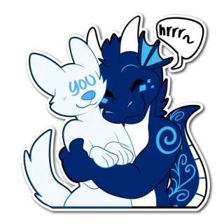🤗 4872dd12 hrrr
you มังกร, กระต่าย, กอด, น่ารัก, ขนปุย, การ์ตูน telegram sticker
