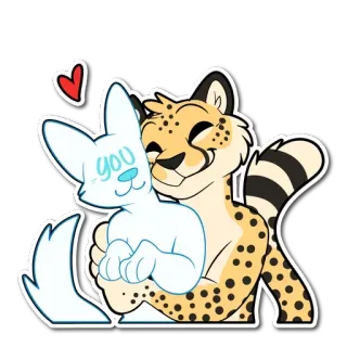 Cuddle telegram stickers