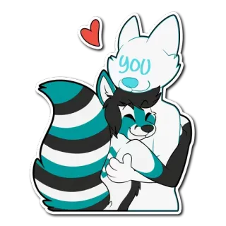 🤗 f69c509a you เฟอร์รี่, สัตว์, ความรัก, น่ารัก, กอด, ความรักใคร่, การ์ตูน telegram sticker