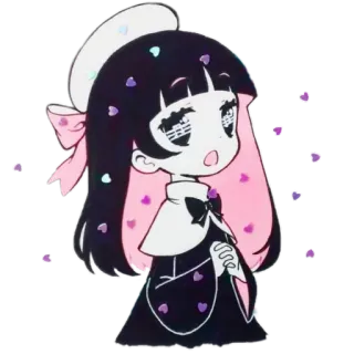 🤩 5e35ceda Anime, Gadis, Hati, Lucu, Kawaii telegram sticker