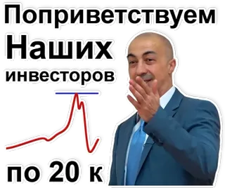 😄 fdc06dd8 Поприветствуем Наших инвесторов по 20 к investisseurs, finance, bourse, investissement, affaires telegram sticker