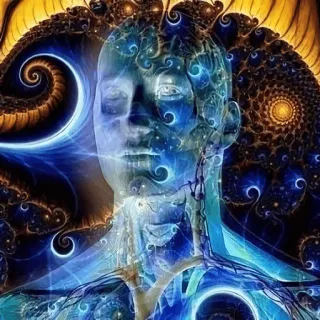 👤 a11a9157 abstrak, manusia, psikedelik, spiritual, karya seni, ilustrasi, kesadaran, kesadaran whatsapp sticker