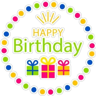 🎁 c5cd06d7 HAPPY Birthday 생일, 선물, 축하, 인사, 축제, 파티 telegram sticker