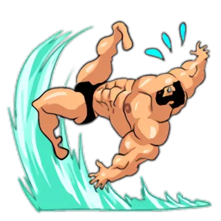 Super Muscle Man 2 whatsapp stickers