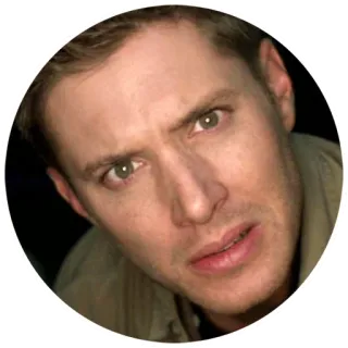 😯 4ad87742 Dean Winchester Supernatural fernsehen, serie, paranormal, dean, winchester whatsapp sticker