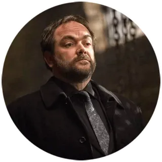 😐 5a4eec42 Crowley Supernatural übernatürlich, crowley, dämon, höllenkönig, serie whatsapp sticker