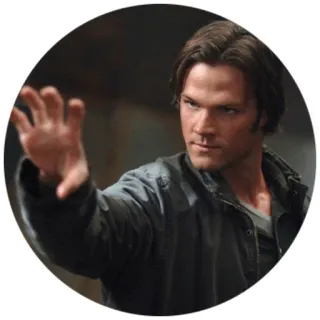 😬 c74a6f85 Sam Winchester Supernatural übernatürlich, sam, winchester, serie, monster, jäger whatsapp sticker