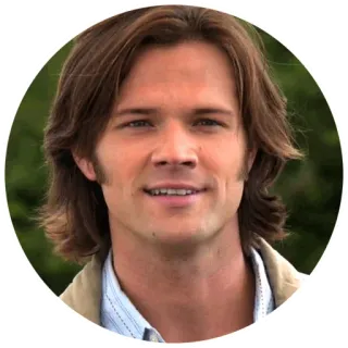😊 f21061e2 Sam Winchester Supernatural übernatürlich, sam winchester, tv serie, bruder, jäger whatsapp sticker