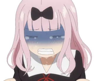 ❤️ 0004cbe4 Chika Fujiwara Kaguya-sama: Love Is War anime, chika, kaguya-sama, love is war, manga, kawaii, cute whatsapp sticker