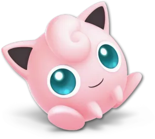 🎈 39ae8953 Jigglypuff Pokemon Pummeluff, Pokémon, roze, cartoon, schattig telegram sticker