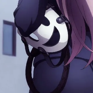🎭 86a8742d Anime, Masque de sniper, Violence, Masque, Personnage d'anime, Tueur telegram sticker