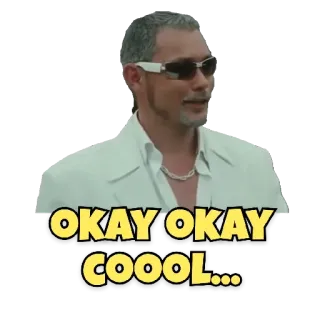 🙄 520519ad OKAY OKAY
COOOOL... pria, keren, oke, kacamata hitam telegram sticker