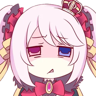 😕 c1804024 Аниме, Манга, Стикер, Персонаж, Милый, Искусство telegram sticker