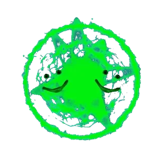 🤩 018e2a81 xanh lá, giọt, hoạt hình, nhân vật, trừu tượng telegram sticker