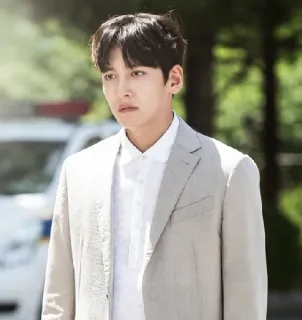 🙁 62e7e5b9 男人, 演员, 西装, 肖像, 韩国, 名人 telegram sticker