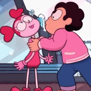 😝 1262b959 Spinel Steven Universe kartun, Steven Universe, Spinel, merah muda, karakter telegram sticker