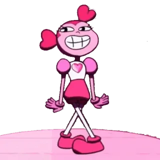 😁 988ffbc2 Spinel Steven Universe Kartun, Merah muda, Karakter, Animasi, Spinel, Steven Universe telegram sticker