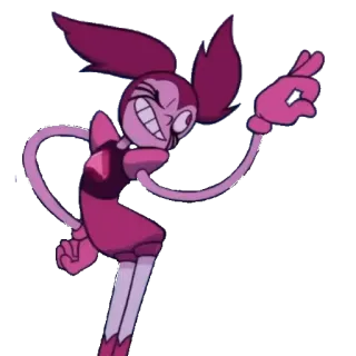 👌 aba049a9 Spinel Steven Universe Kartun, Karakter, Merah muda, Spinel, Steven Universe, Lucu telegram sticker