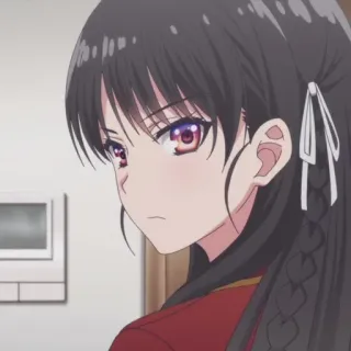 😑 3f9a141e Chica anime, Manga, Personaje, Retrato telegram sticker