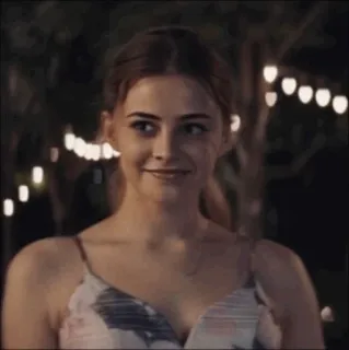 🌼 278d8e13 mujer, retrato, sonrisa, vestido telegram sticker