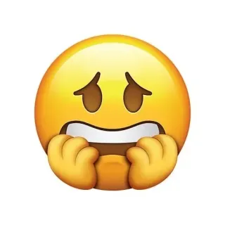 ✨ 2783883e Emoji, Cemas, Takut, Gugup, Khawatir whatsapp sticker