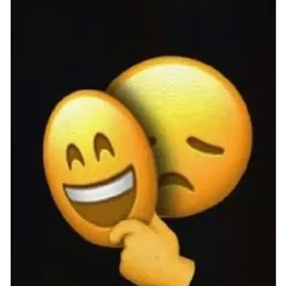 ✨ 51859d09 emoji, wajah, senang, sedih, suasana hati, topeng, ekspresi, emosi whatsapp sticker