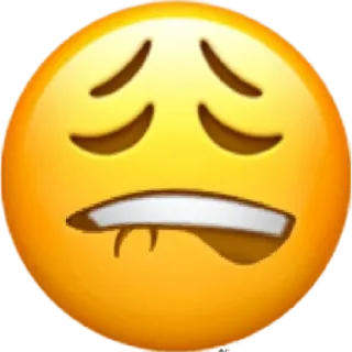 ✨ 83bc19f6 Emoji, kecewa, wajah, sedih, tidak bahagia whatsapp sticker