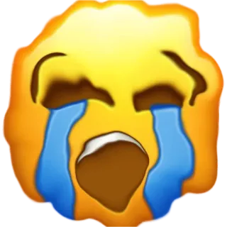 ✨ b0c64254 Emoji, menangis, sedih, air mata, ekspresi whatsapp sticker