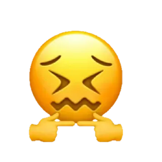 ✨ b312a18c Emoji, gugup, cemas, malu whatsapp sticker