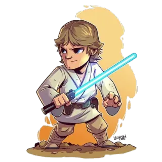 Star Wars by Laufman whatsapp stickers