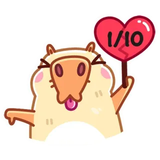 👎 a03cf189 1/10 chuột hamster, động vật, nhãn dán, xếp hạng, dễ thương, hoạt hình, trái tim tan vỡ telegram sticker